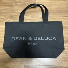 DEAN&DELUCA ハワイ限定 キャンバス地 トートバッグ 黒 LARGE