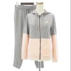 【美品】adidas アディダス セットアップ グレー ピンク レディース