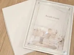 新品未使用 2way アクリルフレーム A4サイズ 写真立て フォトフレーム