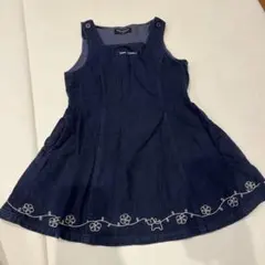 pom ponette ジャンバースカート 110cm ネイビー