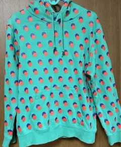 美品　ロデオクラウンズ　パーカー　トレーナー　ドット柄　可愛い　緑　サイズフリー