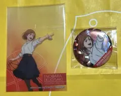 呪術廻戦 ホログラム缶バッジ 特典クリアブロマイド バスケver. 釘崎野薔薇