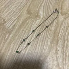 ネックレス 緑石