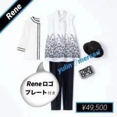 美品¥49,500♡Rene♡バイカラーカーディガン(春夏)38 36のサムネイル