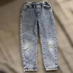 SHEIN デニムパンツ 110cm 長ズボン　ケミカルデニム