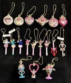 セーラームーン　ダイキャストチャーム 1,2,3 全18種コンプリートセット