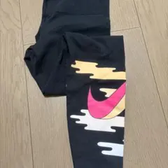 Nike ブラック マルチカラー スパッツ