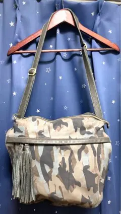 LAGUAGEM 迷彩柄キャンバスショルダーバッグ LAGUAGEM 迷彩柄キャンバスショルダーバッグ BEEDEN Xgirl - メルカリ