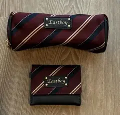 EASTBOY 三つ折り財布 & ペンケース セットで　未使用品のサムネイル