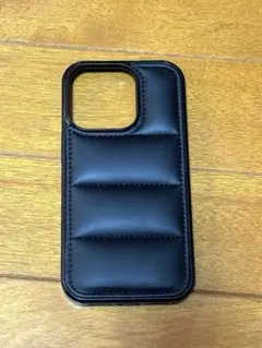 ブラックキルティング iPhone14 Proケース