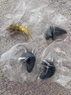 一番くじ ゴジラ 大怪獣列伝G G賞 モンスターヘッドマグネットキングギドラ他2