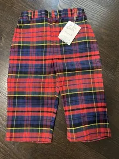 ファミリア　チェックズボン　新品タグ付き