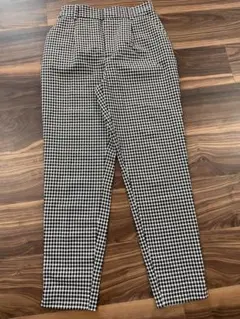 【美品】ZARA ギンガムチェック　パンツ EUR34 USA2
