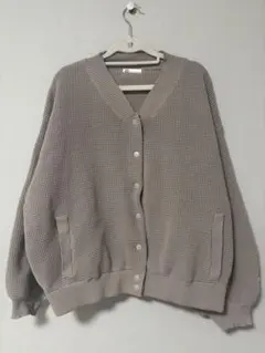 《JaVaジャバ コラボ》新触感！軽量ワッフルニットカーディガン