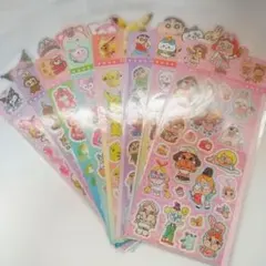 ③シール 8枚セット ホログラムシール キラキラシール 海外 インポート