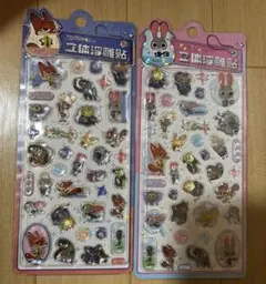 ズートピア ニック ジュディ シール うるちゅる ボンボンドロップ 海外正規品