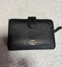 COACH 二つ折り財布 ブラック