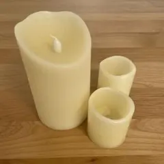 キャンドル ライト3個セット