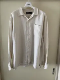 90s Ralph Lauren Caldwell XL アイボリー 裾ポニー