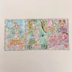 名探偵プリキュア　ホロキュンガムシール 3枚セット　キュアエクレール/集合