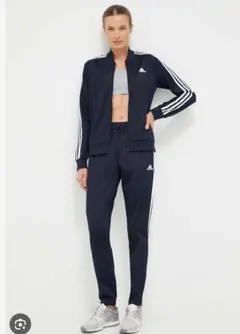 adidas 3本ライン トラックスーツ ジャージ上下セットアップ