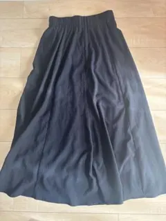 earth music&ecology フレアスカート M 黒