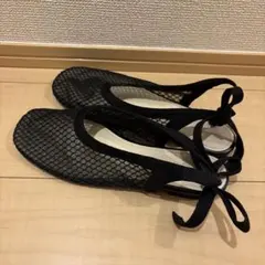 willfully メッシュ フラットシューズ ブラック リボンのサムネイル