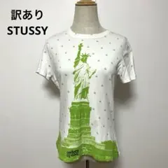 訳あり STUSSY ステューシー 自由の女神 Tシャツ Mサイズ USA製