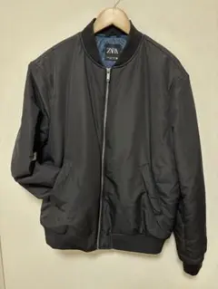 ZARA ブラック ボンバージャケット