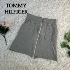 TOMMY HILFIGER トミー　0 サイズ　グレー　タイトスカート　ミニ