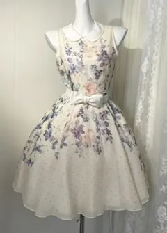 Sybilla ボタニカル刺繍チュールスリーブドレス - メルカリ
