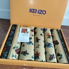 新品　KENZO 花柄クッションカバー 5枚セット 55x59cmのサムネイル