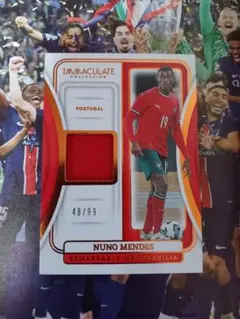 PANINI–IMMACULATE ヌーノ・メンデス パッチカード