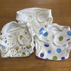 いぬこ様　　布おむつカバー　3枚セット　50-60