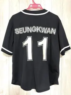 SEVENTEEN ユニフォームシャツ 07 ブラック　ウジ SEVENTEEN ユニフォームシャツ 07 ブラック ウジ SEVENTEEN