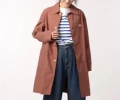 【美品】ダントン ナイロンタフタ ステンカラーコート スプリングコートS