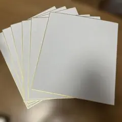 色紙 縁金加工 複数枚セット6枚