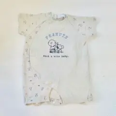 PEANUTS スヌーピー ロンパース 60-70cm