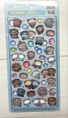【正規品】クーリア　水族館限定　ボンボンドロップシール カワウソ