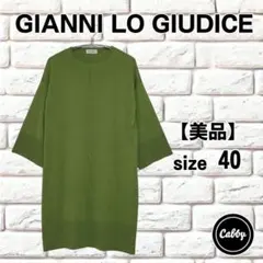 【美品】GIANNI LO GIUDICE 　薄手　ニットワンピースのサムネイル