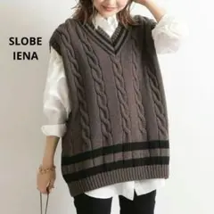 SLOBE IENA　Oldderby Knitwear　チルデンベスト