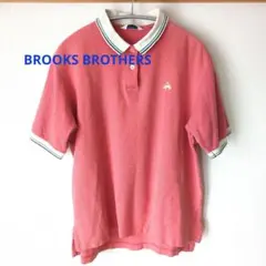 訳あり　ポロシャツ　ブルックスブラザーズ　USA製　ヴィンテージ　M　赤　レッド