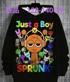新品　Just a Boy who loves SPRUNK パーカー ブラック