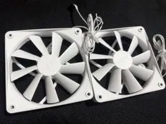 NZXT 120mm PCケースファン ホワイト 2個セットのサムネイル