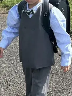 b.Room 長袖シャツ 130 蝶ネクタイセット　入学式　卒園式　男の子　美品