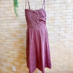 axes femme アクシーズファム♡Ｍアシンメトリーコーディロイワンピース