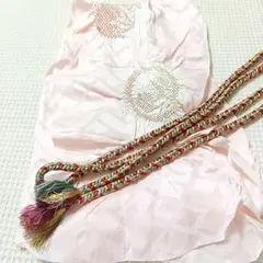 和6 帯締め 帯揚げ しぼり 花 ピンク