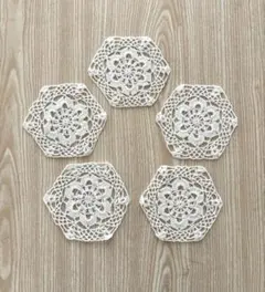 ハンドメイドレース編み＊ドイリー　No.267