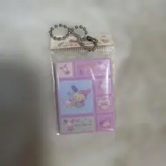 サンリオキャラクターズ　タイルシールミニチュアチャーム　ウサハナ