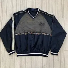 オールドステューシー　韓国製　激レア　ラスタクラウン　ナイロンプルオーバー